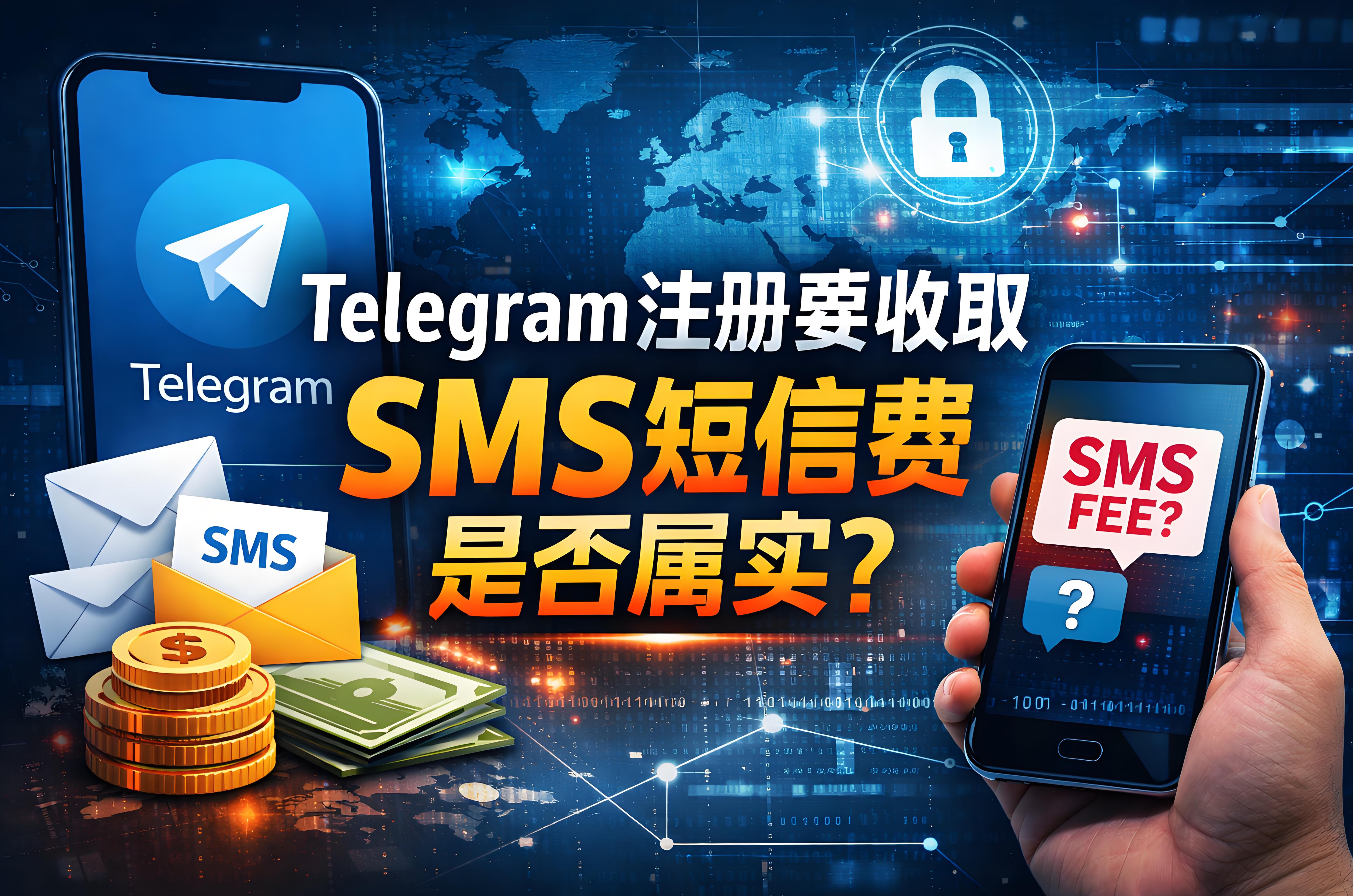 Telegram簡訊SMS是不是要收費真相在這！
