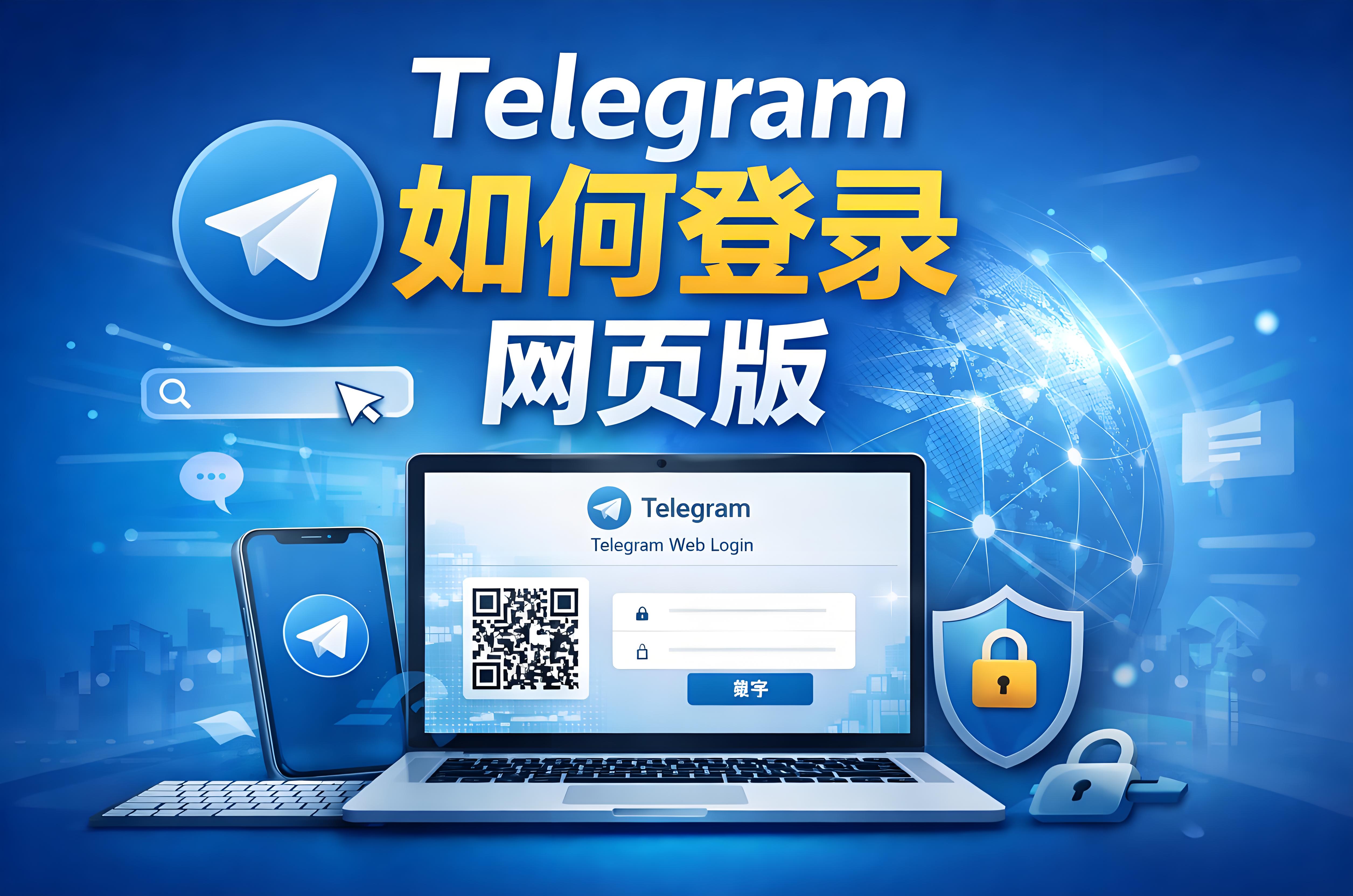 Telegram如何登入網頁版？