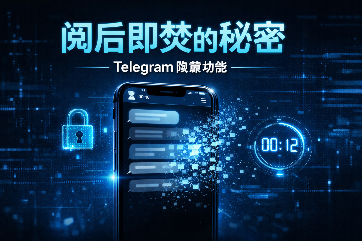 如何設定Telegram閱後即焚？