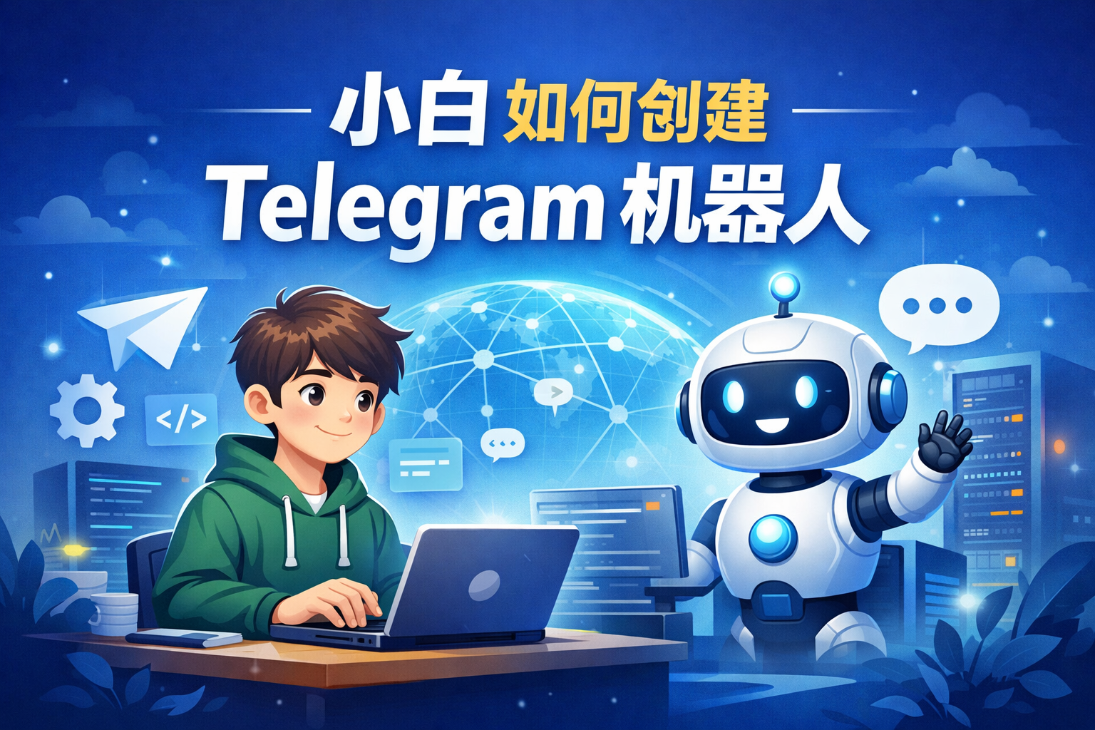 如何搭建Telegram機器人自動回覆？